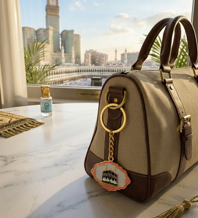 Makkah Kaaba Metal Keychain