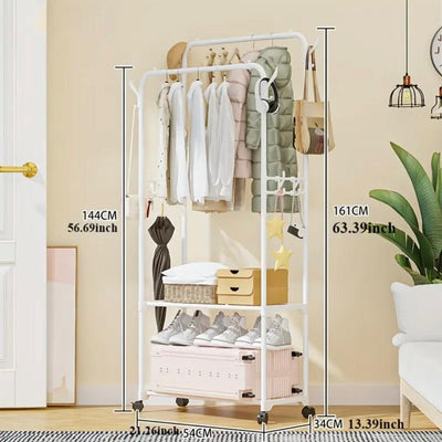 UrbanNest - Multifunctional Storage Rack with Shelves - Zambeel