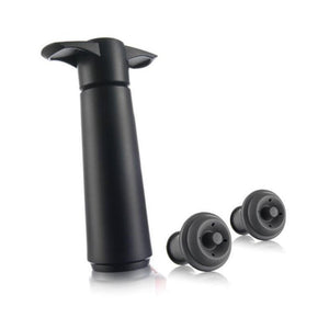 Vacuum Wine Bottle Stopper Vacuum Wine Stopper Wine Stopper Black Plastic One Two Plug - Zambeel