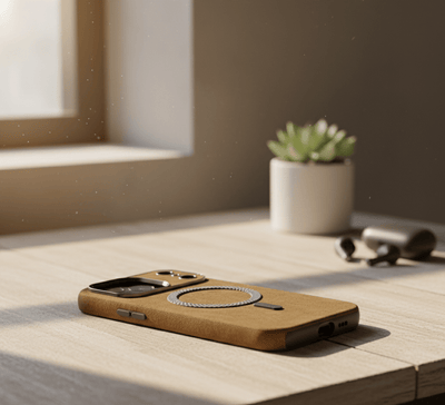 Vintage Leather MagSafe Case for iPhone - Zambeel