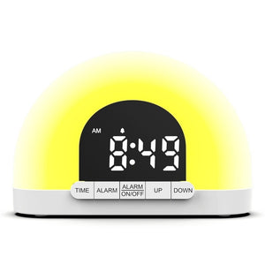 Wake - Up Light Simulated Sunrise Electronic Alarm Clock Lamp - Zambeel