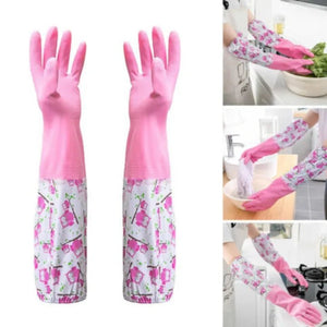 Waterproof Long Sleeve Dishwashing Gloves - Zambeel