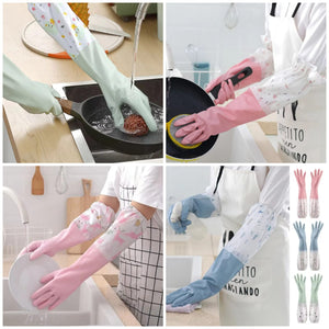 Waterproof Long Sleeve Dishwashing Gloves - Zambeel