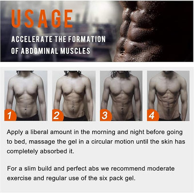 West & Month - Abs Muscle Stimulator Six Pack Toner Cream - Zambeel