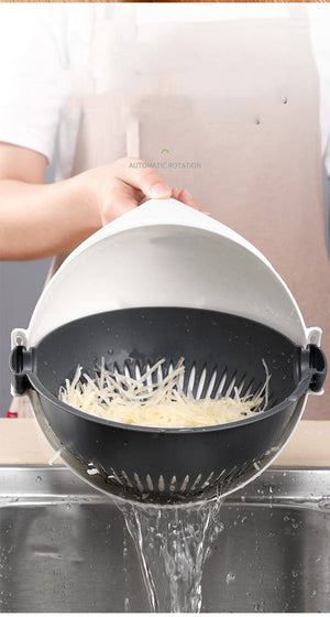 Wet Basket Vegetable Cutter & Strainer - Zambeel