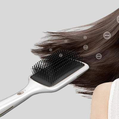 Wireless Charging Straight Hair Comb Negative Ion Blowing Vibration Beauty Supplies - Zambeel