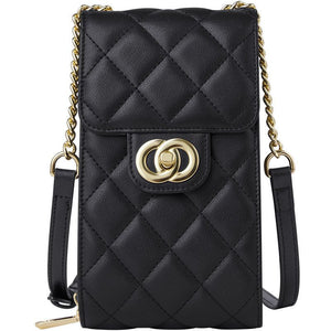 Women's Leather Mini Women's Bag Classic Mobile Phone Bag Messenger Bag - Zambeel