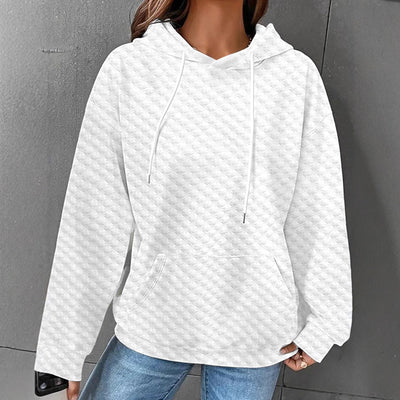 Women's Long Sleeve Sweatshirt Casual And Fashionable Pullover Hoodie - Zambeel