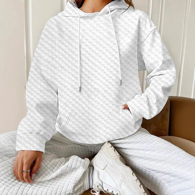 Women's Long Sleeve Sweatshirt Casual And Fashionable Pullover Hoodie - Zambeel