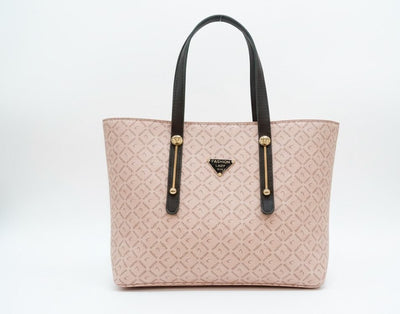 Women’s Printed Tote Handbag with Pouch - Zambeel