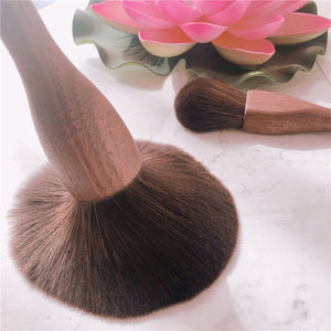 Wood Handle Makeup Brush Set Blush Brush Set Eye Eyeliner Powder Foundation Make Up Brushes Set - Zambeel