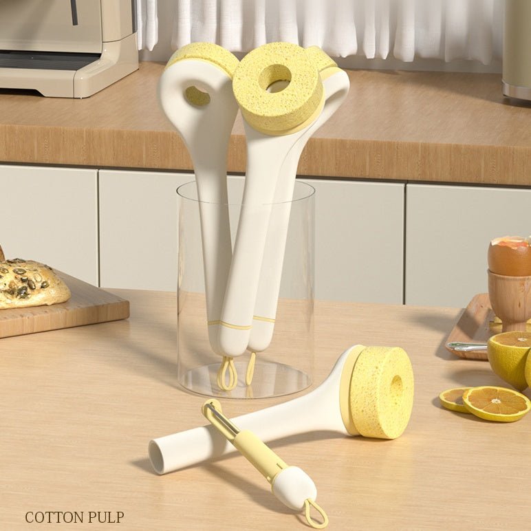 Wood Pulp Sponge Cleaning Brush Kitchen Gadgets - Zambeel