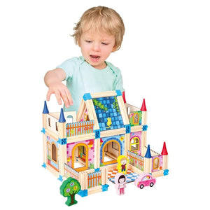 Wooden Architecture Building Blocks Toy - Zambeel