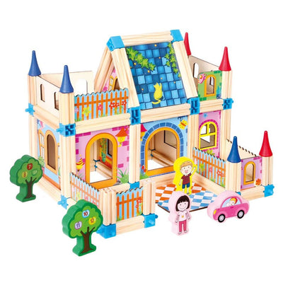 Wooden Architecture Building Blocks Toy - Zambeel