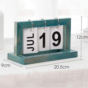 Wooden Vintage Home Calendar - Zambeel