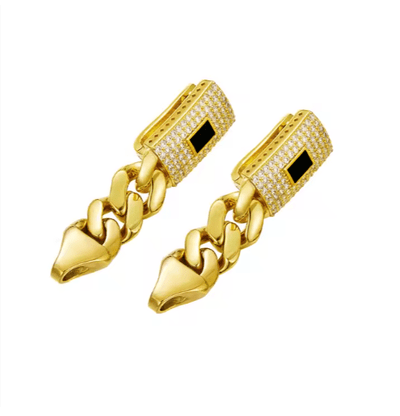 Zircon Cuban Pendant Set - Zambeel