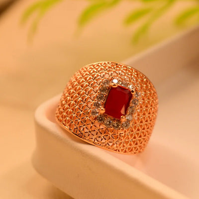 Zircon Stone Ring - Zambeel